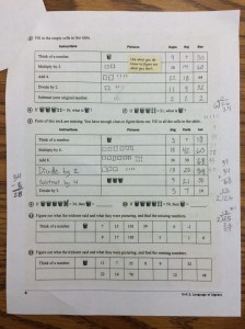 This student "shows his work."