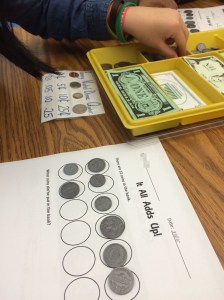 Using manipulatives and graphic organizers