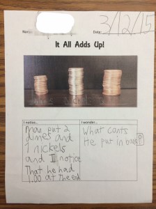 Noticing and wondering